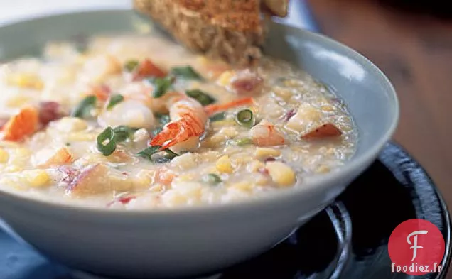Chaudrée de Crevettes et de Maïs