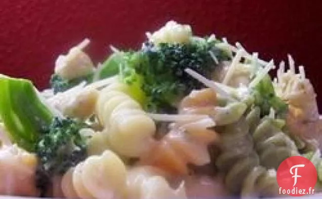 Poulet au Brocoli Fettuccini Alfredo