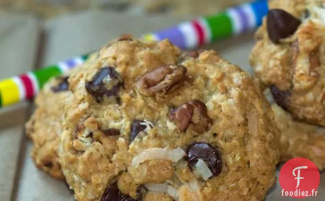 Pouding à la Noix De Coco Biscuits aux Noix de Pécan aux Pépites de Chocolat et à l'Avoine