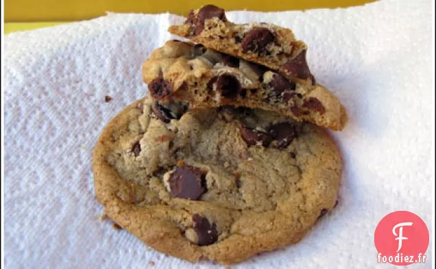 Biscuits Fins et Croustillants aux Pépites de Chocolat Au Beurre d'Amande