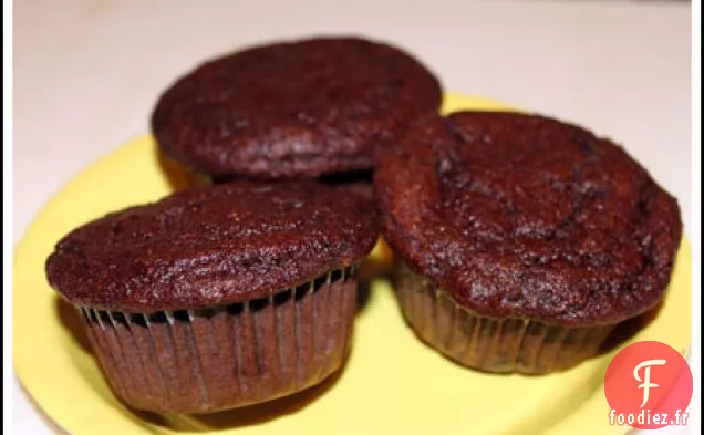 Muffins Au Chocolat à Teneur Réduite En Matières Grasses