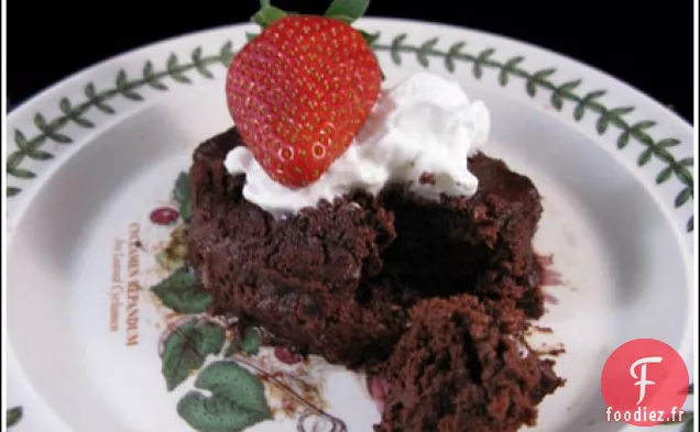 Incroyable Gâteau Au Chocolat Sans Farine À Base De Crème Fouettée
