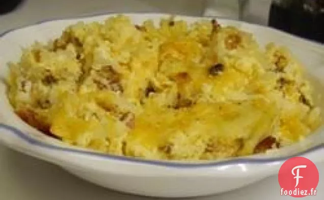 Casserole de Petit-déjeuner Amish au Fromage