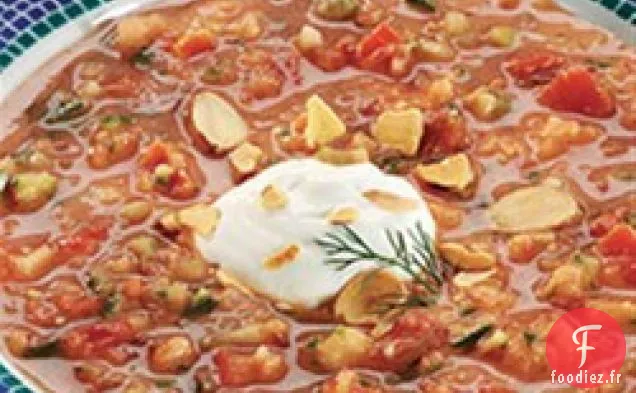Gaspacho aux Tomates et Amandes