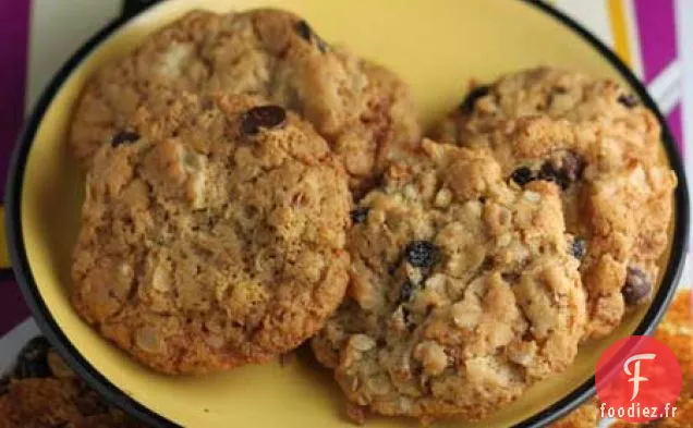 Biscuits Croquants au Son de Raisins Secs