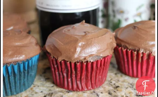 Cupcakes Au Chocolat Au Vin Rouge