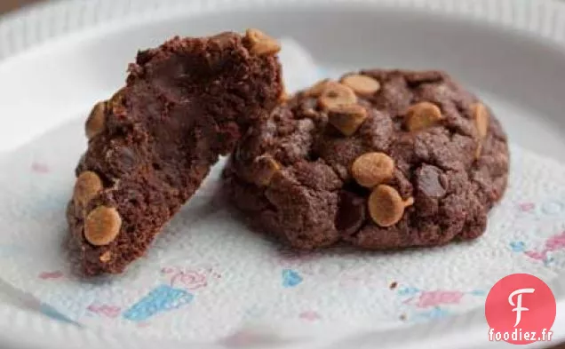 Biscuits Géants aux Pépites de Beurre d'Arachide Au Chocolat