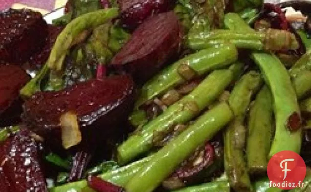 Betteraves et Haricots Verts à la Tomate et à l'Oignon