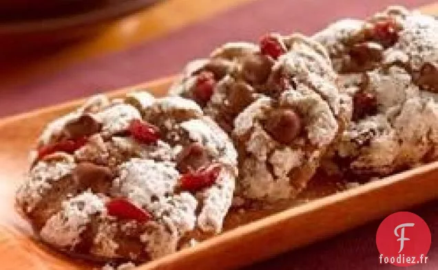 Biscuits au Chocolat et à l'Anis aux Cerises Séchées