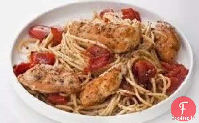 Poulet Bruschetta au Basilic et à l'Origan