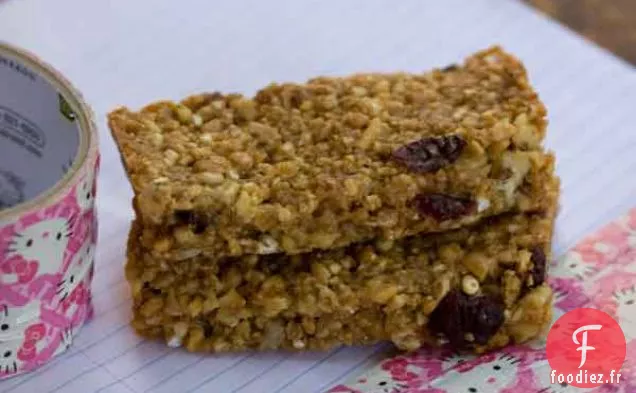 Barres Granola (Presque) Sans Cuisson
