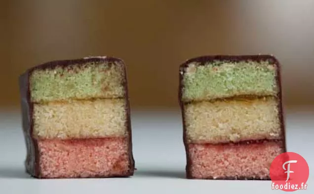 Pas de Biscuits Arc-En-Ciel aux Amandes
