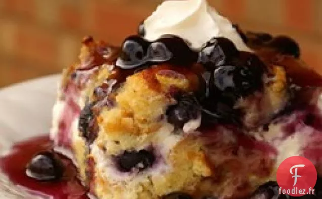 Pain Perdu aux Myrtilles Pendant la nuit