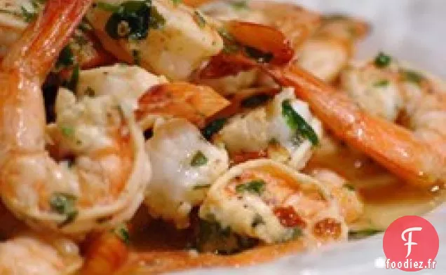 Langoustines aux Crevettes Grillées