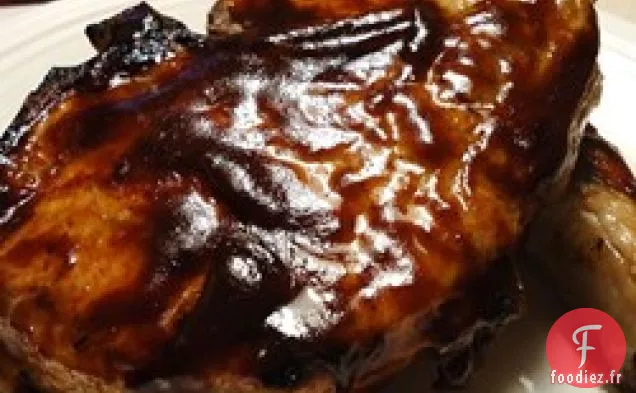 Côtelettes de Porc BBQ à la Moutarde au Miel