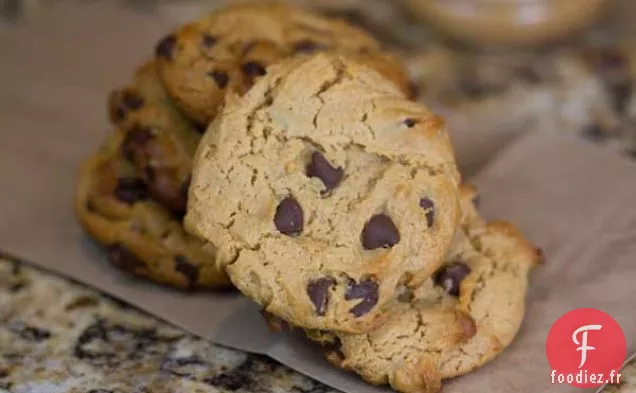 Biscuits à l'Épeautre au Beurre d'Arachide aux Pépites de Chocolat - Végétaliens et Faciles!