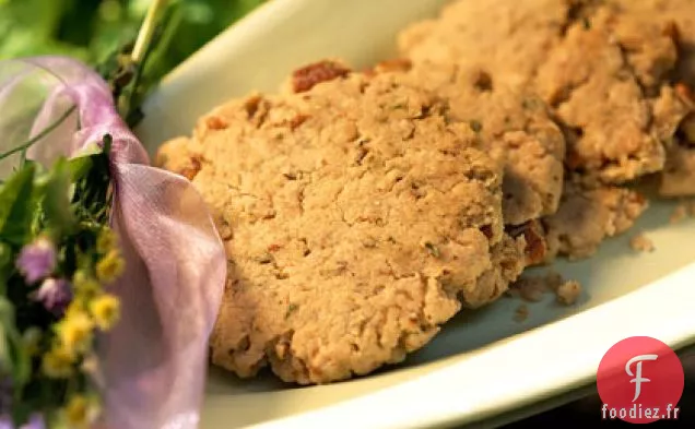 Sandies au Basilic et aux Noix de Pécan