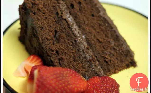 Gâteau au Chocolat à la Crème Sure