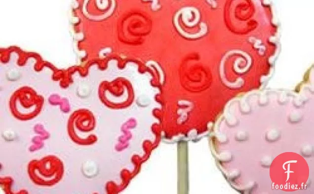 Cookie Sucette Saint Valentin