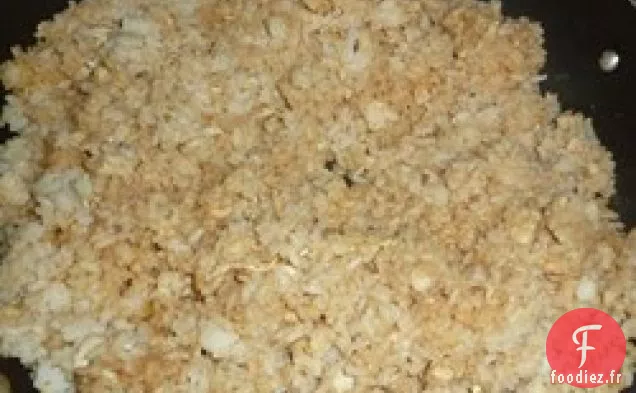 Riz Frit Teriyaki à l'Ail Rôti au Poulet