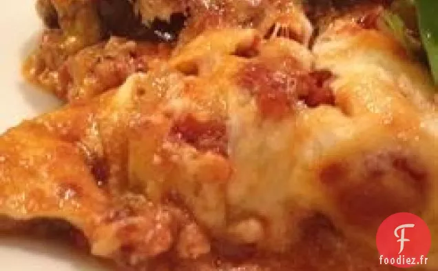 Lasagne aux Aubergines et au Fromage de Chèvre