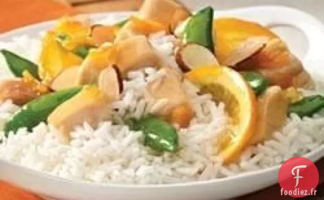 Délicieux Poulet à l'Orange et Riz