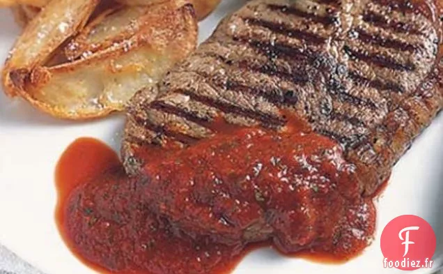 Steaks À La Sauce Au Poivron