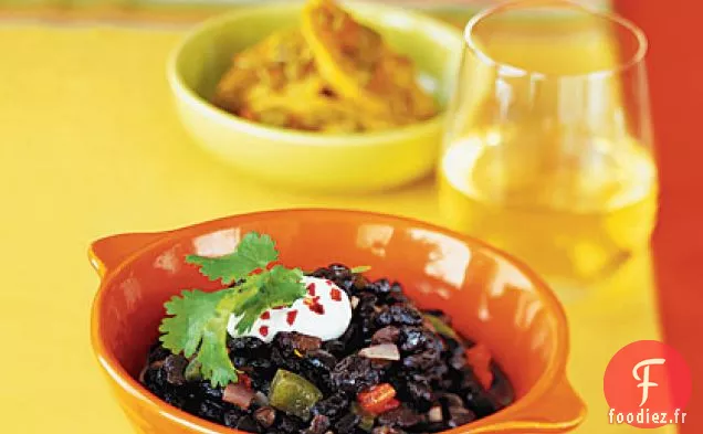 Haricots Noirs Parfumés Au Cumin Et À La Coriandre