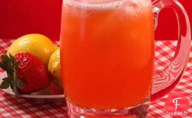 Limonade aux Fraises Entièrement Naturelle