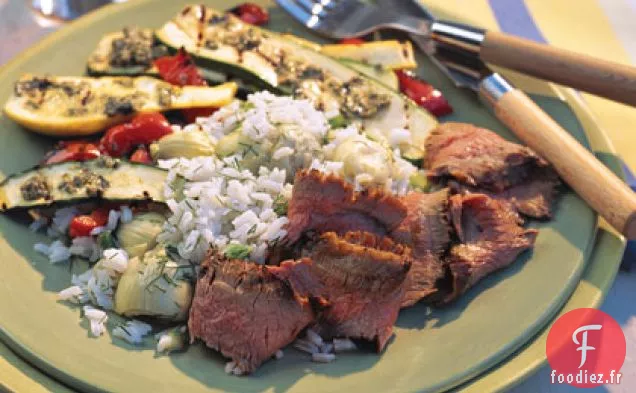 Steak de Flanc à l'Ail