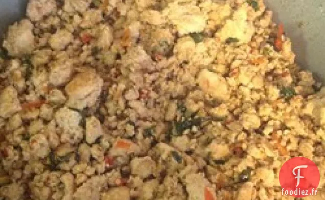 Poulet Haché Thaï au Basilic