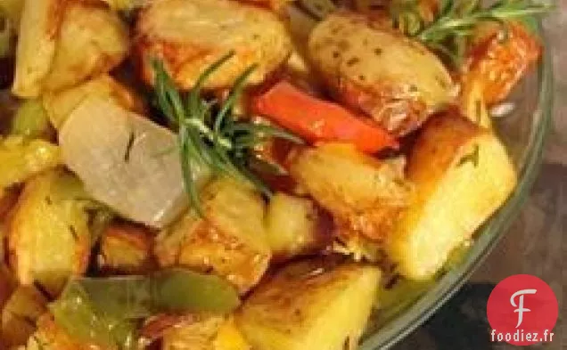 Pommes De Terre Nouvelles Rôties Au Four Tôt Le Matin