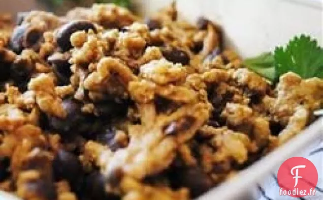 Riz du Moyen-Orient aux Haricots Noirs et Pois Chiches