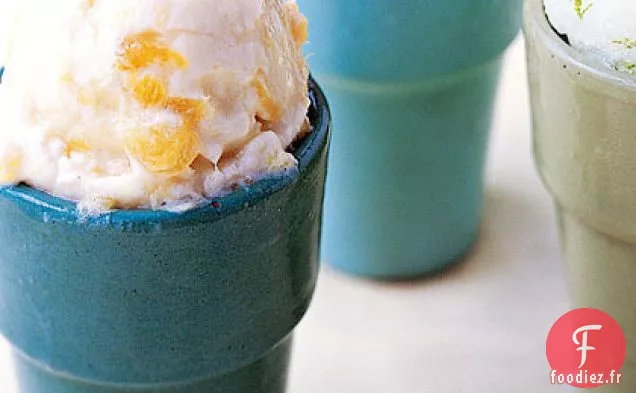 Yogourt Glacé Ananas -Cassonade