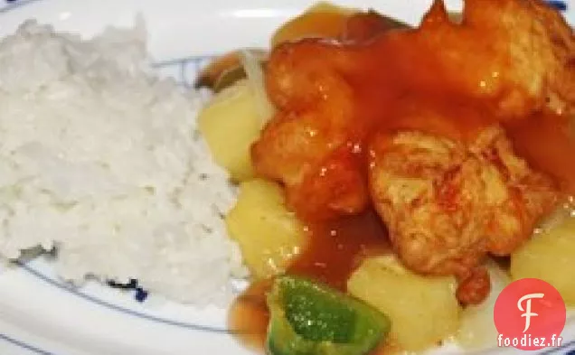 Poulet Aigre-Doux Sauté