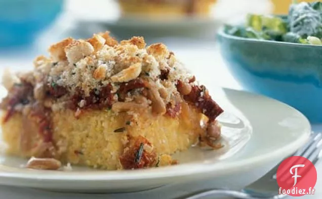 Casserole de Gruau aux Haricots Blancs et au Romarin