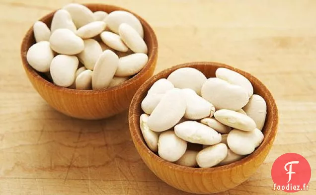 Salade de Haricots avec Poivrons Rouges rôtis, Oignon, Marjolaine et Citron