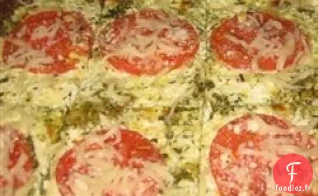Pizza au Pesto