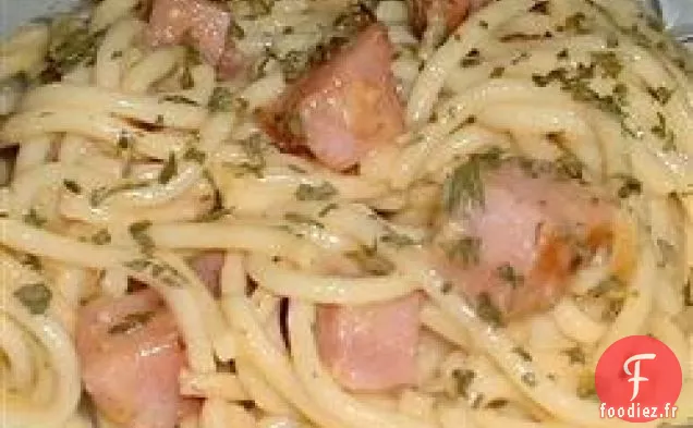 Spaghetti Italien au Jambon