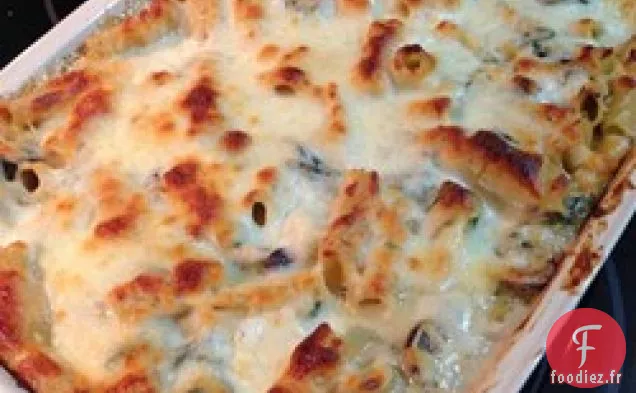 Rigatoni Crémeux aux Courgettes et Épinards