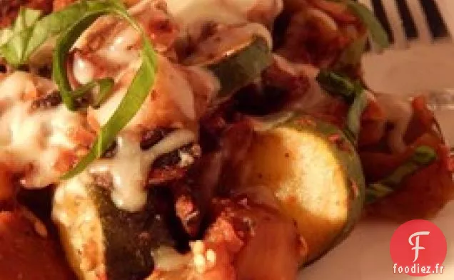 Aubergines et Champignons Rôtis