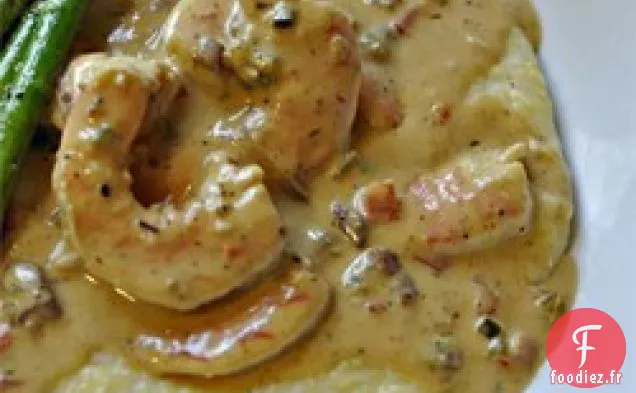 Sauce au Jambon et aux Crevettes