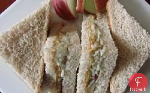 Sandwich au Beurre d'Arachide et aux Pommes