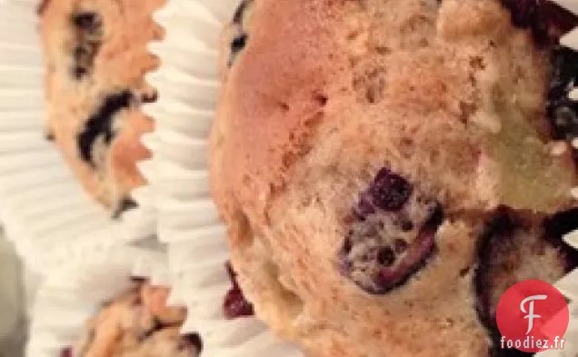 Les meilleurs Muffins aux myrtilles à 100 Calories