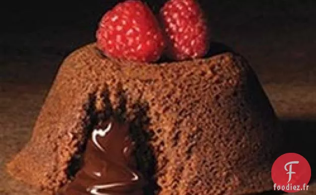 Gâteaux Individuels de Lave au Chocolat Ghirardelli®