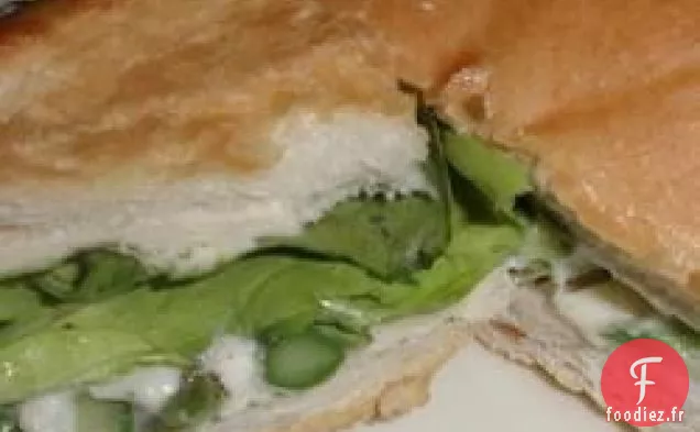 Sandwich Printanier aux Asperges et au Parmesan