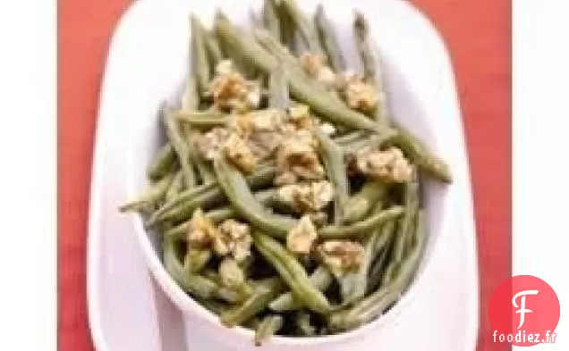 Haricots Verts Rôtis aux Amandes Cassantes