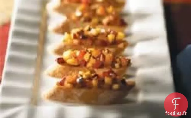 Bruschetta Douce Aux Fruits d'Été