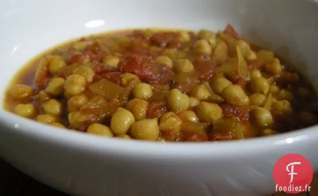 Chana Masala Rôti au Feu
