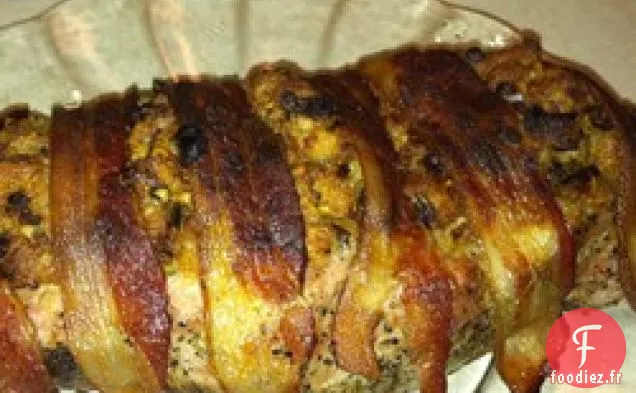 Filet de Porc Farci Enveloppé de Bacon